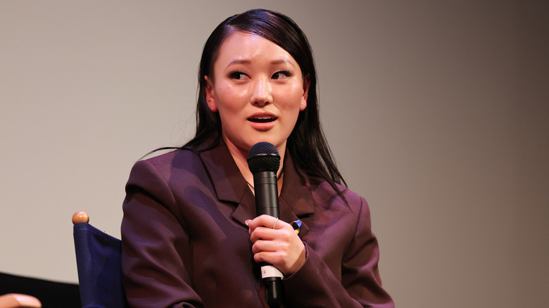 Yerin Ha at a q&a in 2022