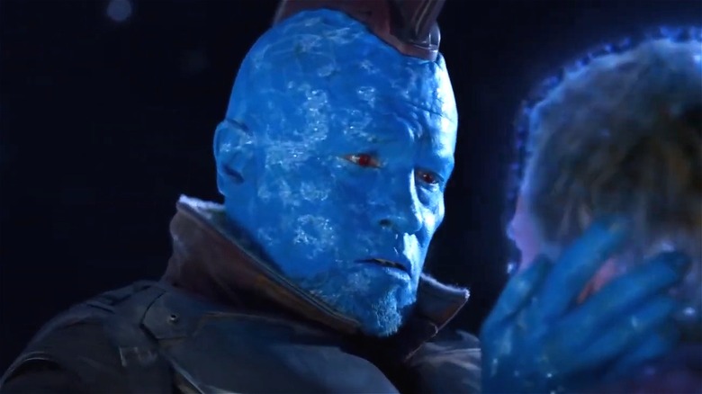 Yondu looking into Peter's eyes