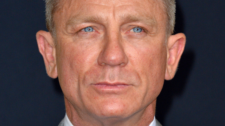 Daniel Craig looking focused