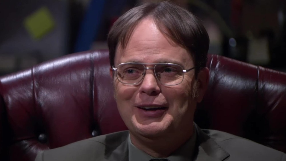 Dwight Schrute smiling