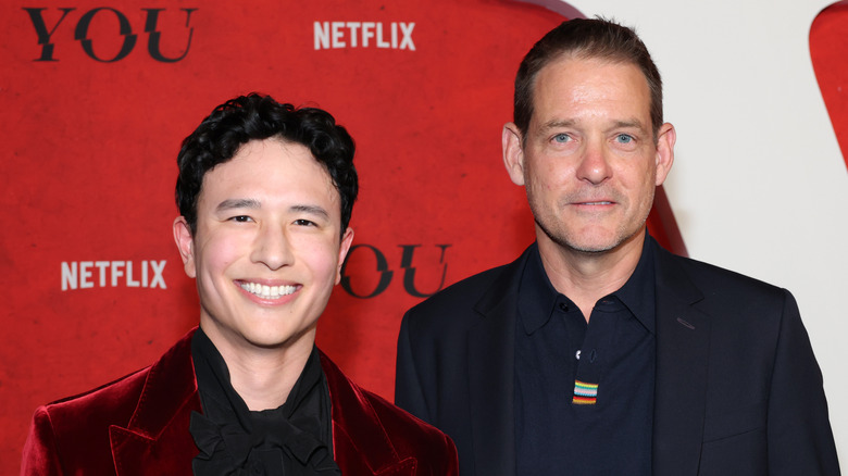 Justin W. Lo and Michael Foley at the Netflix screening of You Season 5
