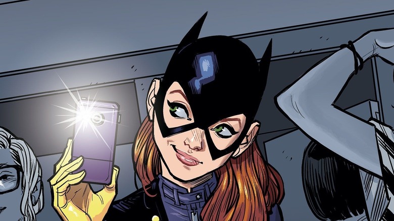 Batgirl takes selfie
