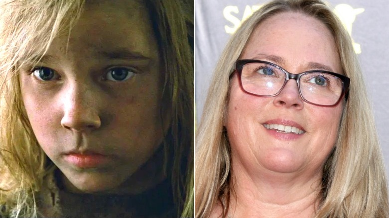 Newt from Aliens and Carrie Henn