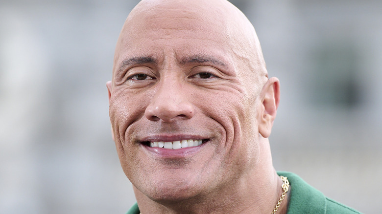 Dwayne The Rock Johnson smiling