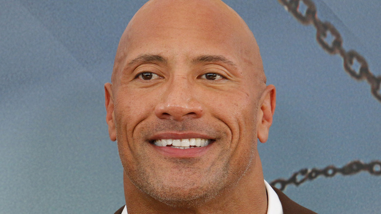 Dwayne The Rock Johnson smiling