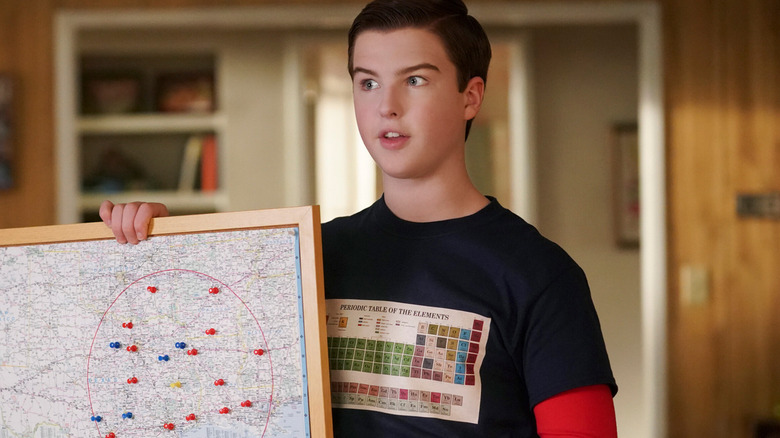 Sheldon Holding Map with Pins