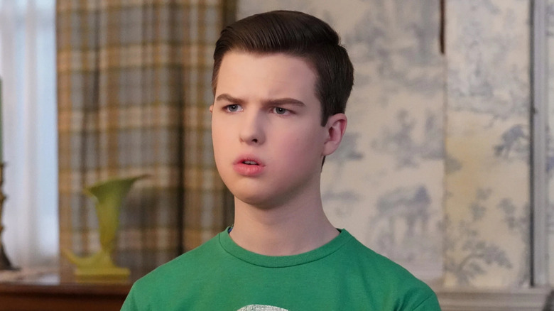 Sheldon frowning
