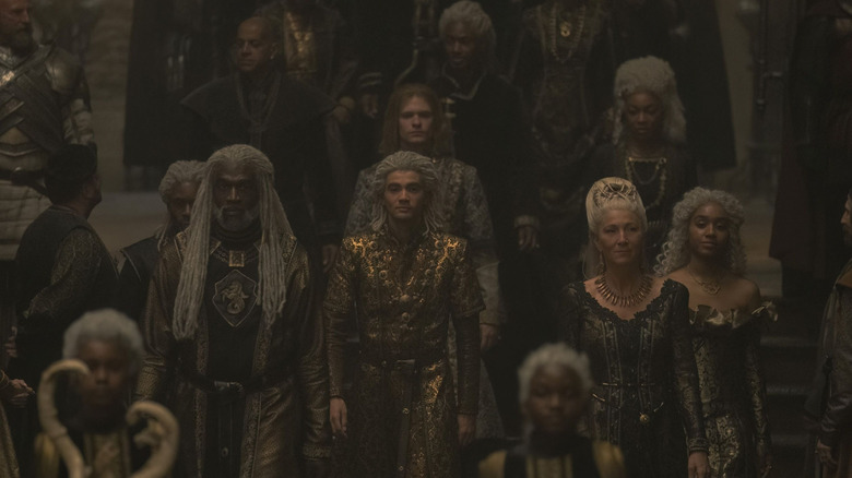 The Velaryons arrive at the feast