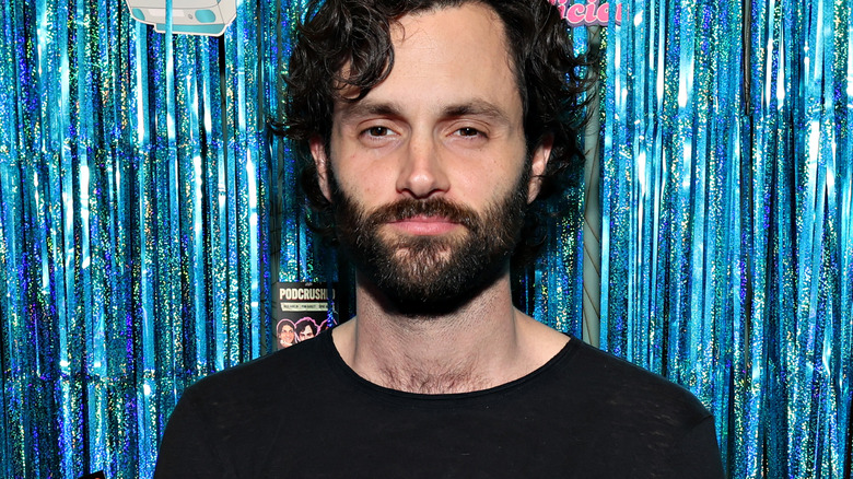 Penn Badgley gazing