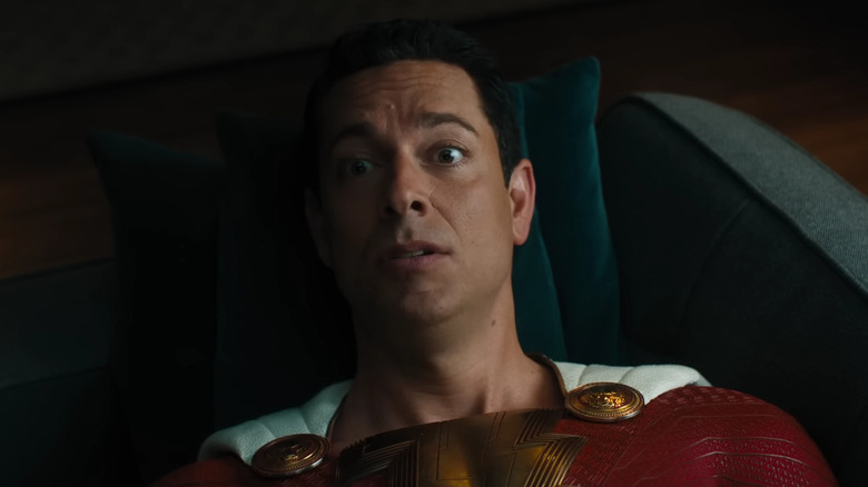 Shazam staring off 