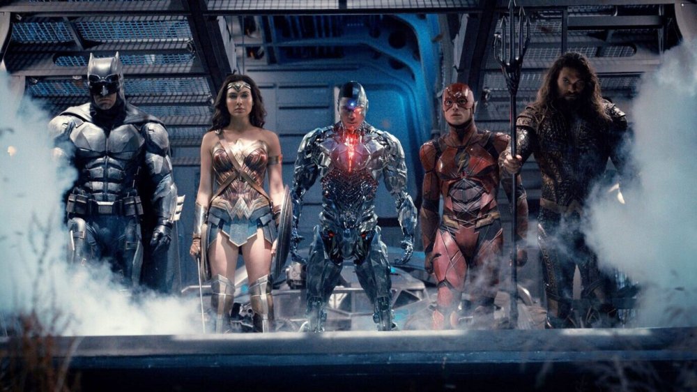 The cast of Justice League