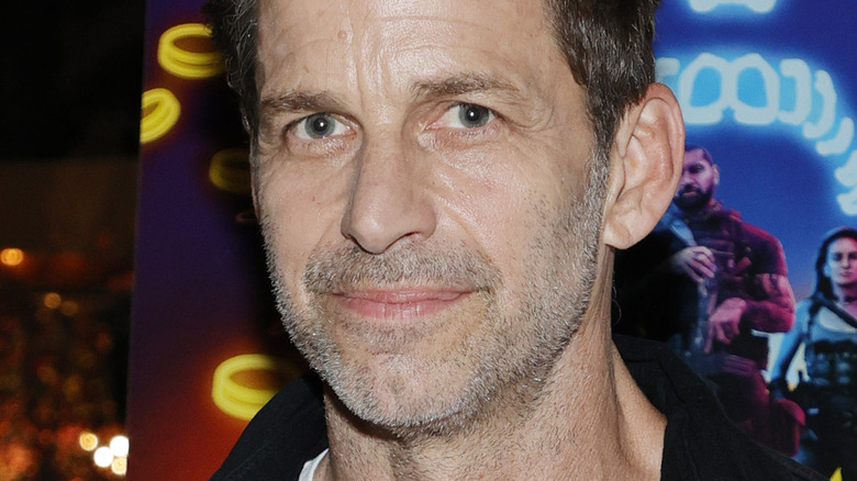 Zack Snyder smiling