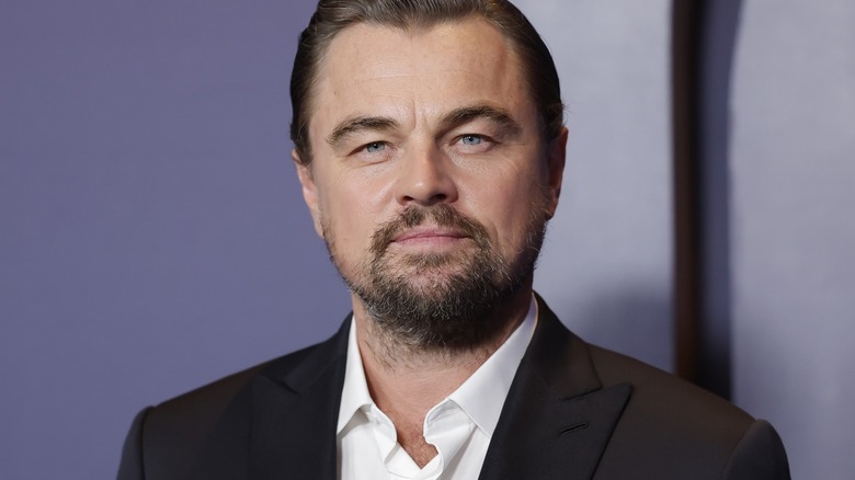 Leonardo DiCaprio smiling