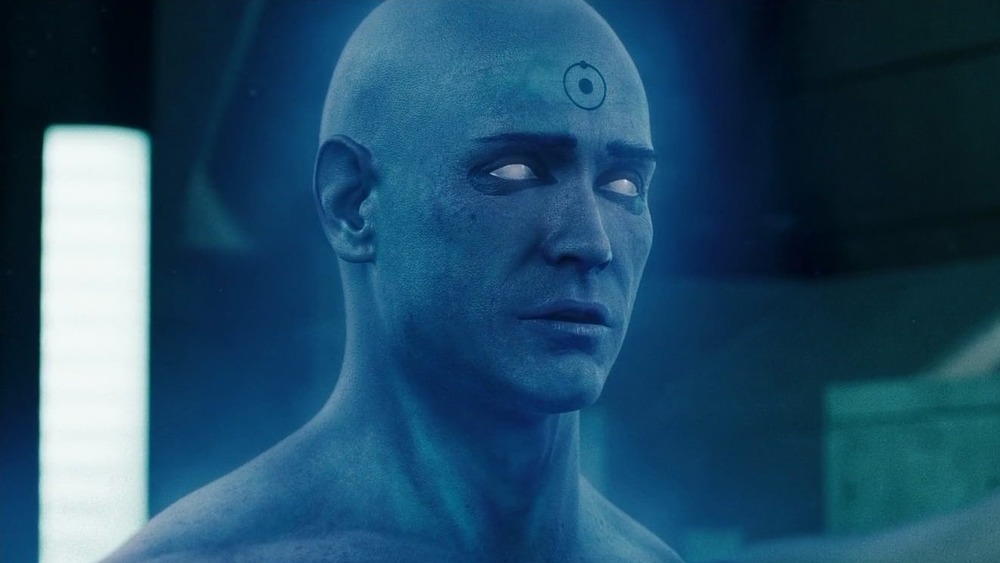 Doctor Manhattan conversing