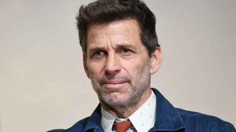 Zack Snyder listens to questions