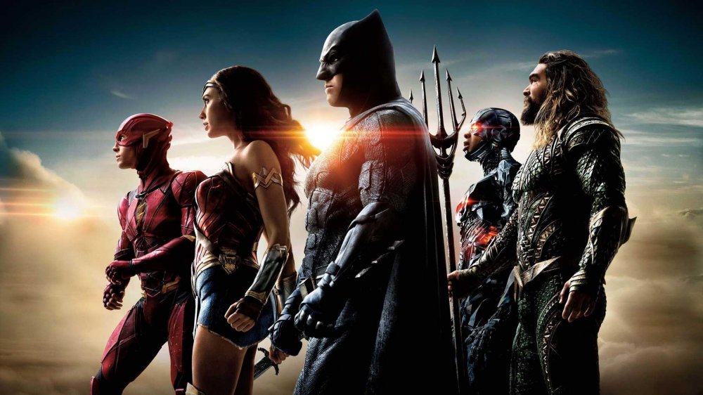 The cast of Justice League in a promo image