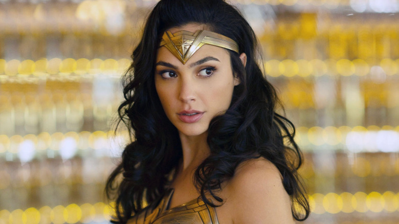 Diana Prince gold wall