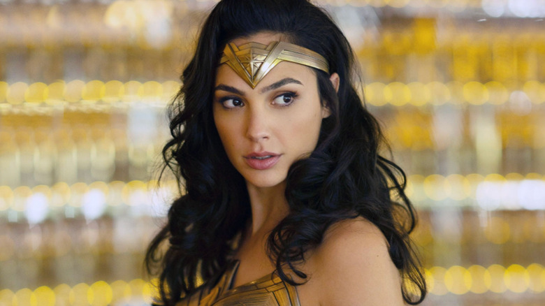 Diana Prince gold wall