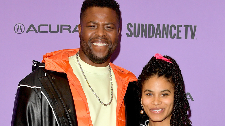 Winston Duke and Zazie Beetz