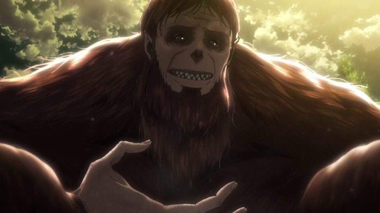 Beast titan outstretched hand