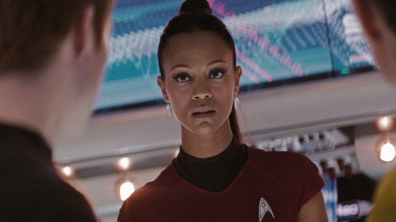 Nyota looking surprised