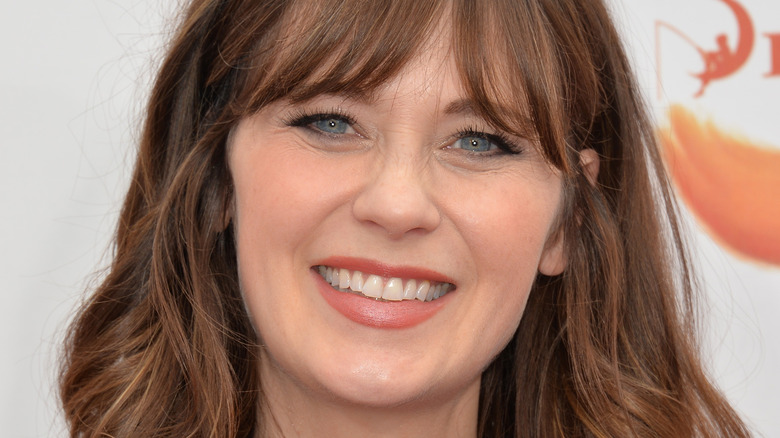 Zooey Deschanel smiling