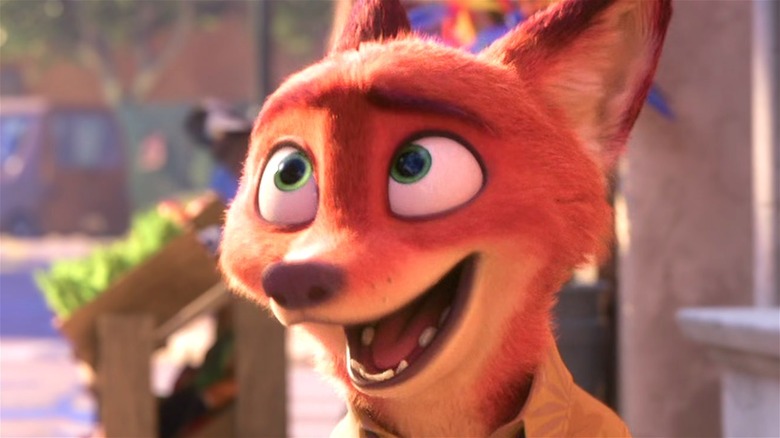 Nick Wilde grinning