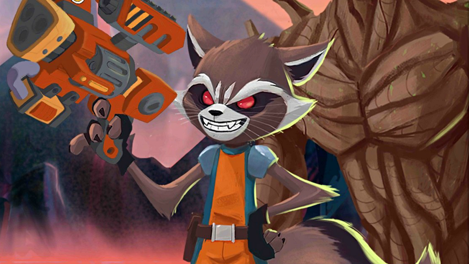 rocket and groot pop