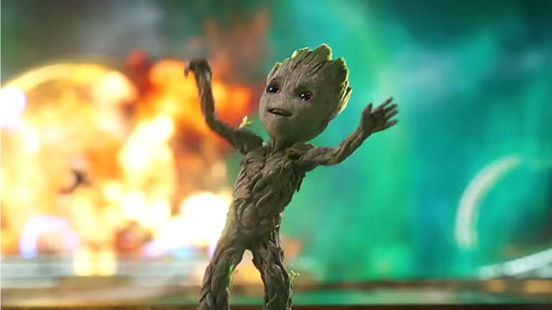 Baby Groot Gets His Groove On In Guardians Vol. 2 International