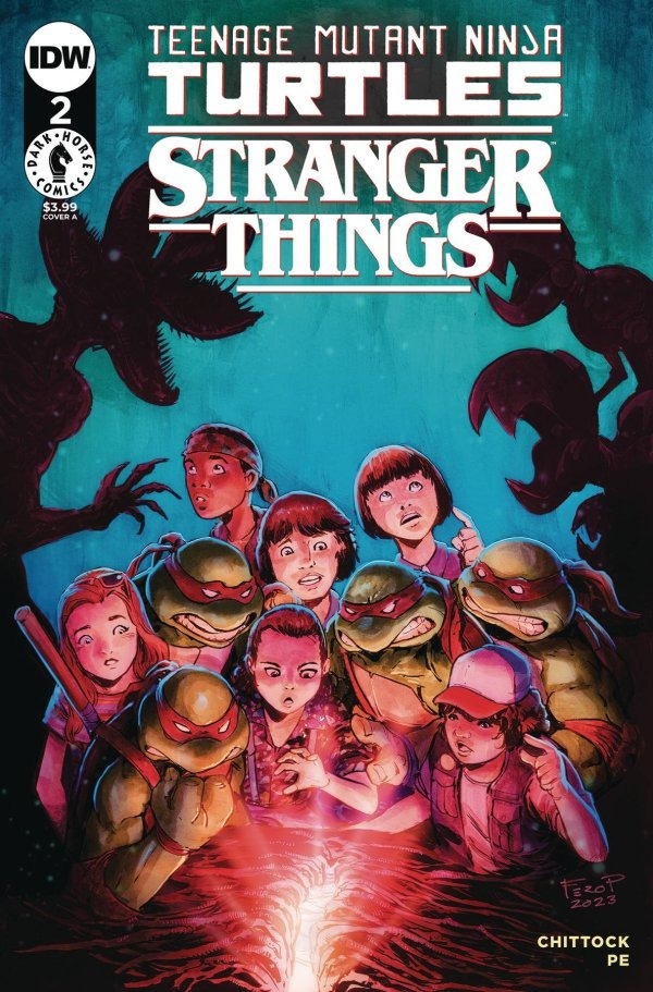 Stranger Things x TMNT cover 1