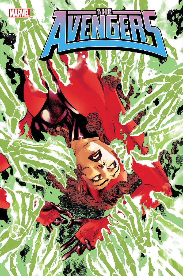 Scarlet Witch surrounded by The Dead