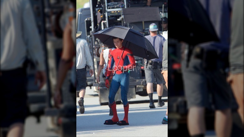 exclusive spider-man homecoming photos