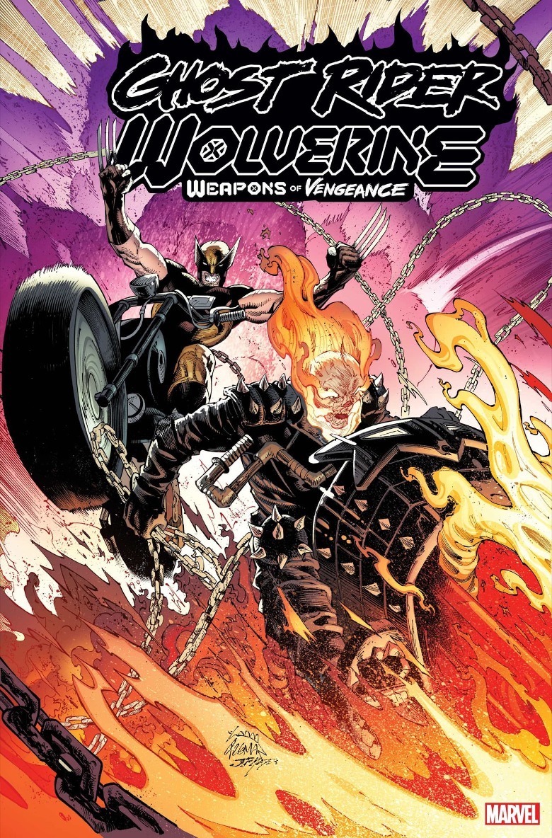 Mahmud Asrar's cover for Ghost Rider Wolverine WOV