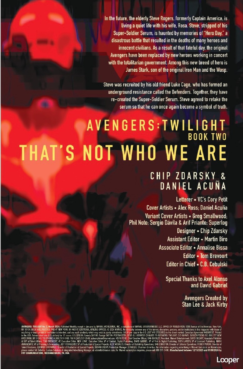 Avengers Twilight Preview Page