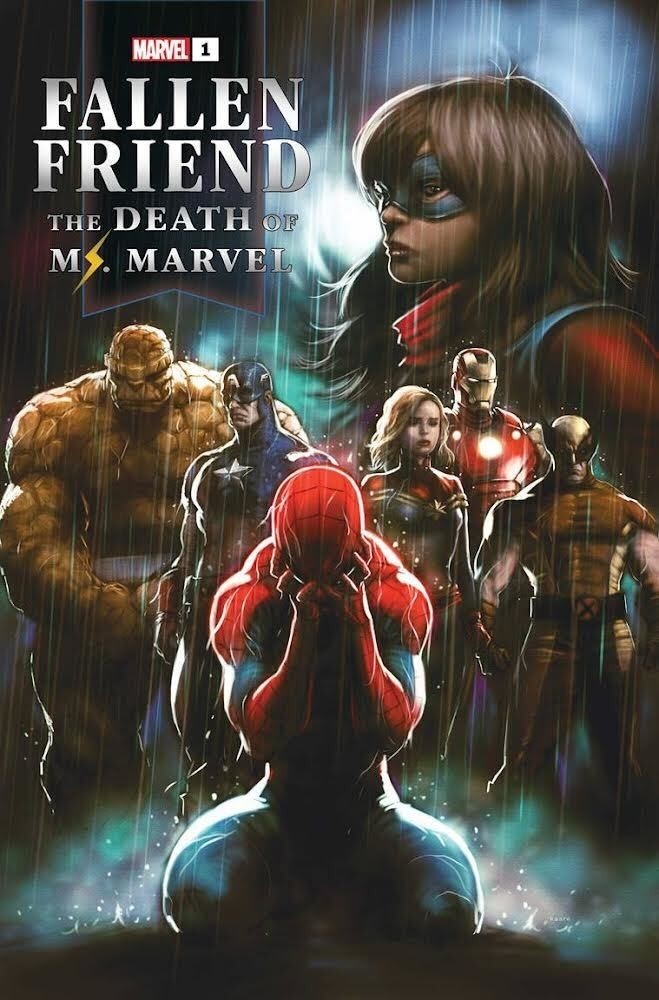 Ms. Marvel Fallen Friend Cover