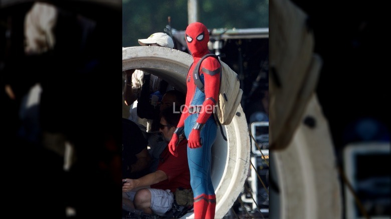 exclusive spider-man homecoming photos