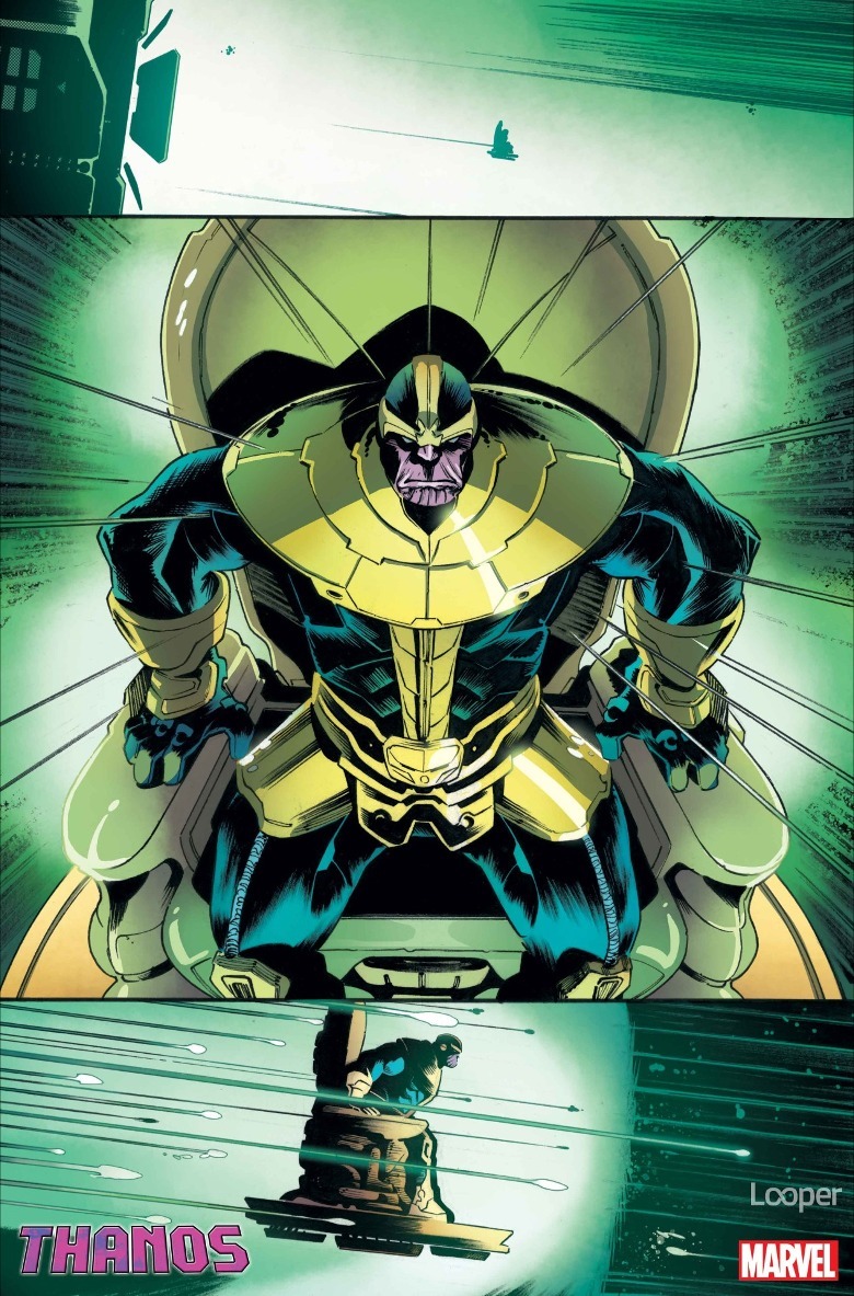 Thanos riding his chair