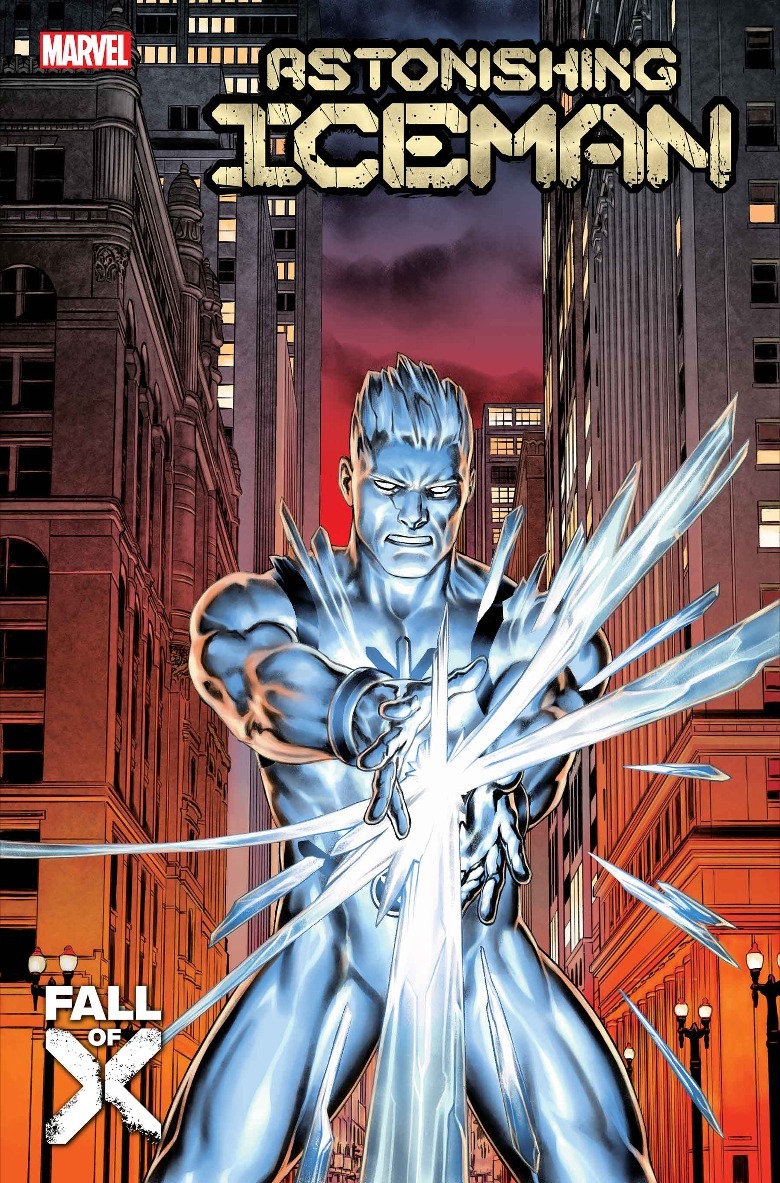ICeman using his powers