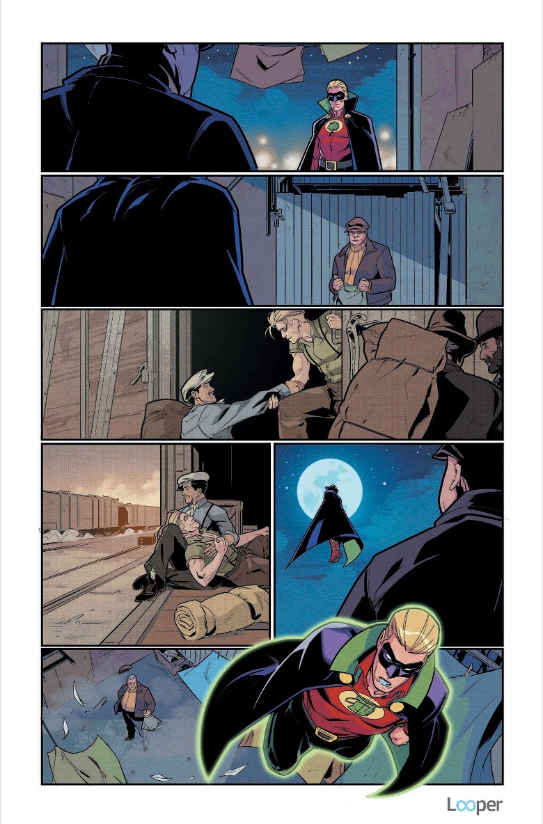 Alan Scott flies away