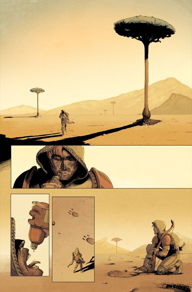 Preview page 1 for House of Bloodaxe in sandy setting