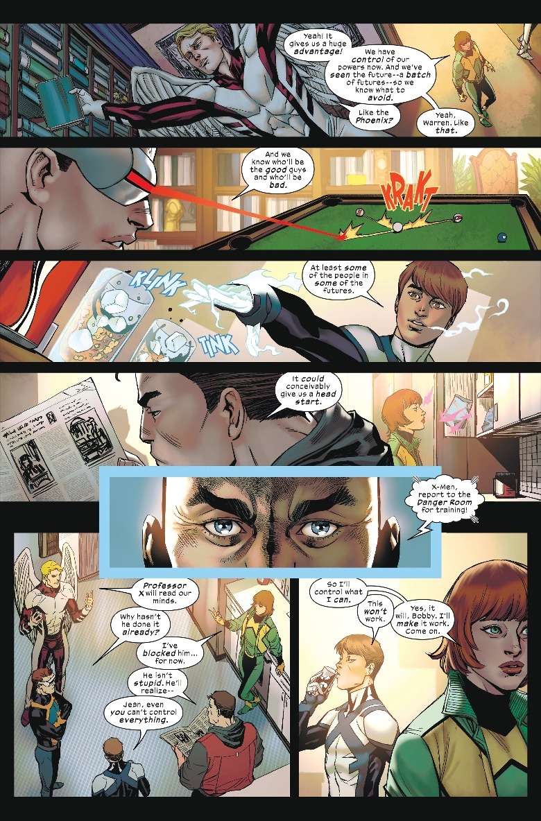 x-men discuss wiping memories