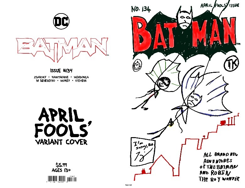 Tom King's Batman #1 homage cover 