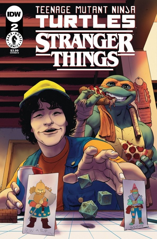 Stranger Things x TMNT cover 3