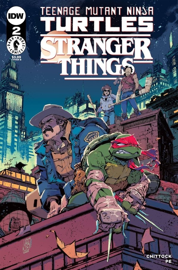 Stranger Things x TMNT cover 2