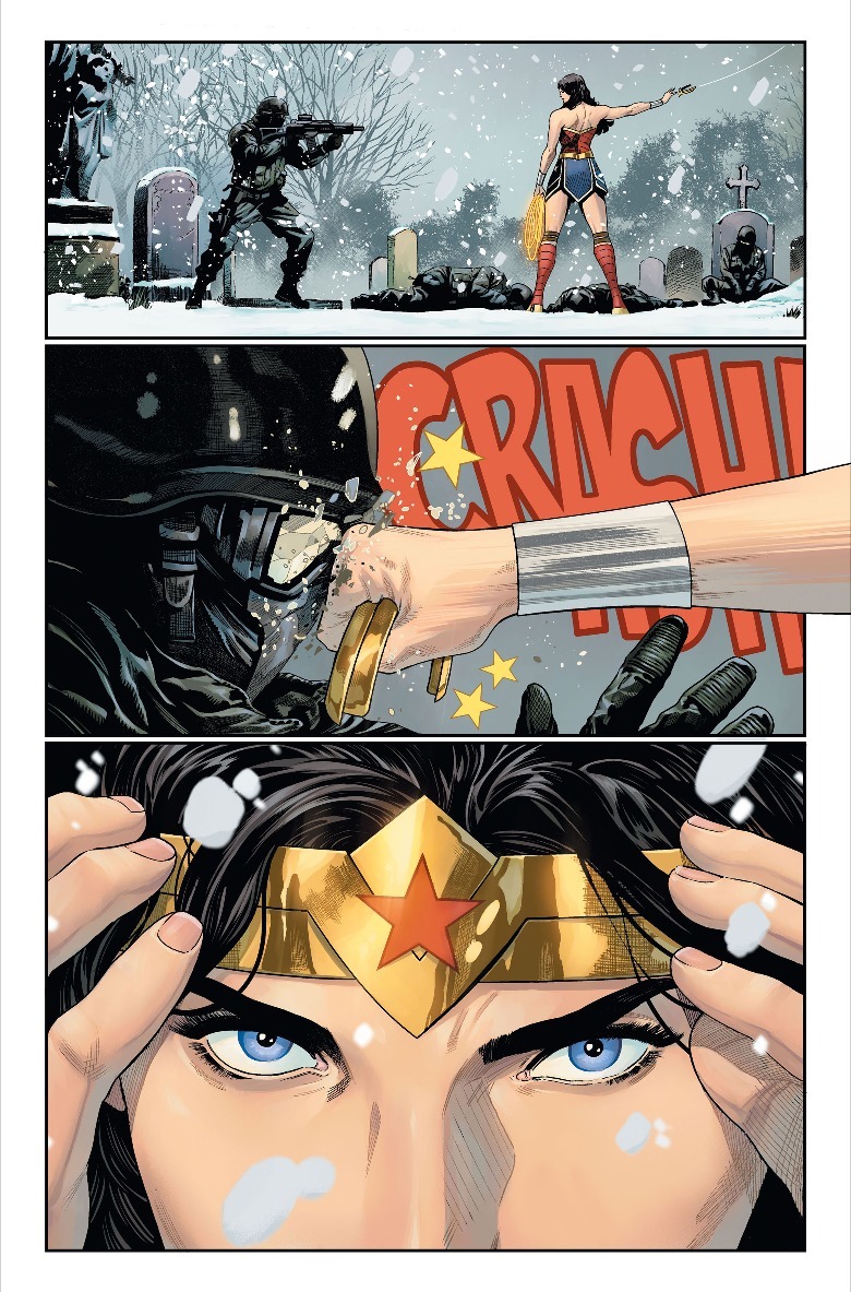 Wonder Woman epic punch