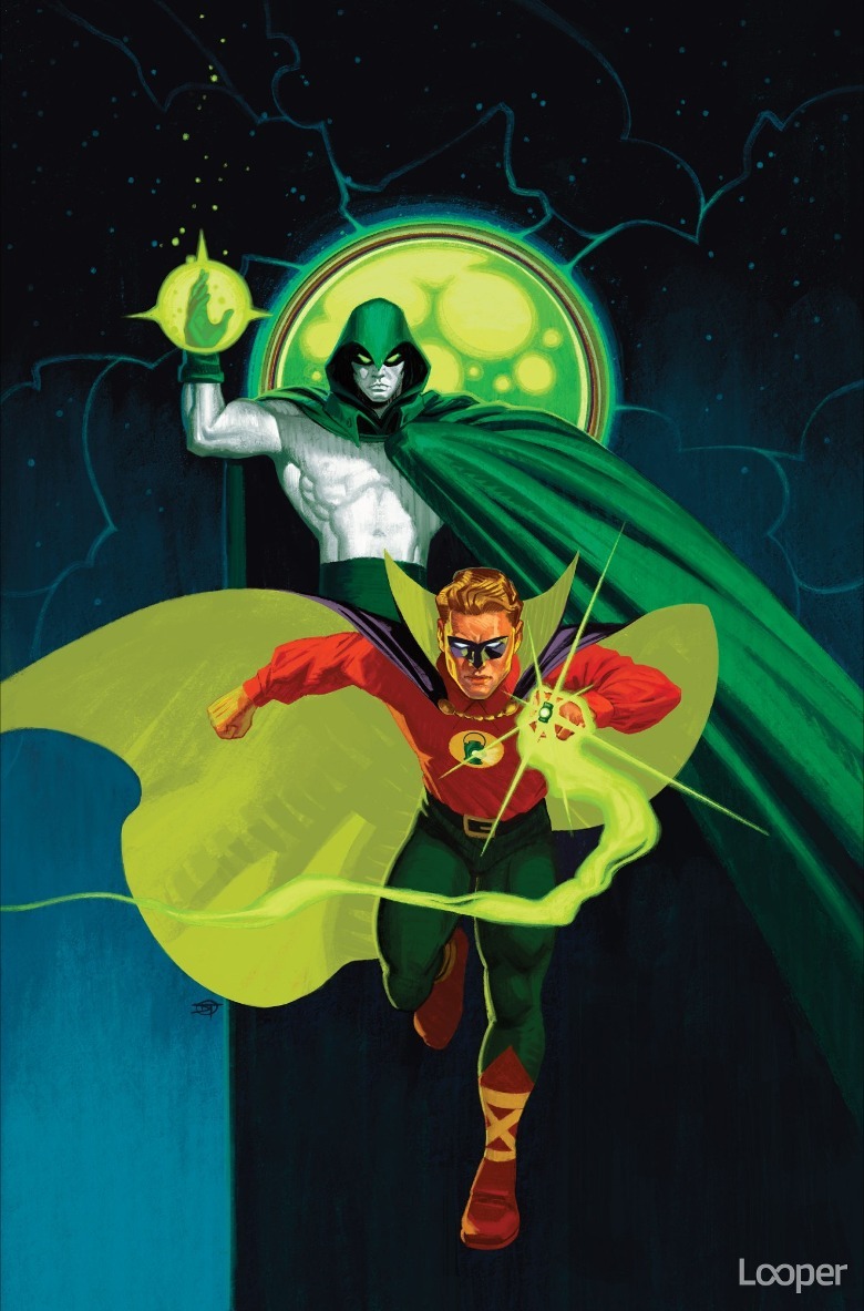 Alan Scott and Spectre using powers