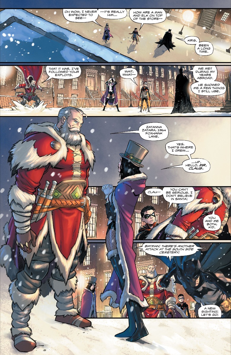 Zatanna meets Santa