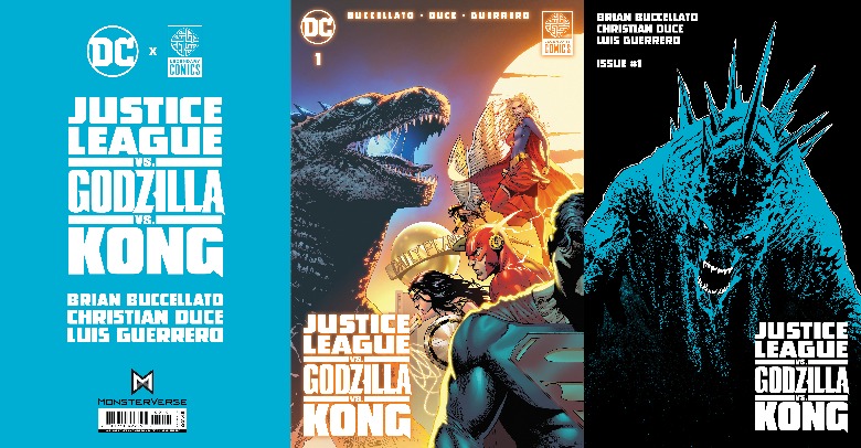 King Kong and Justice League covers