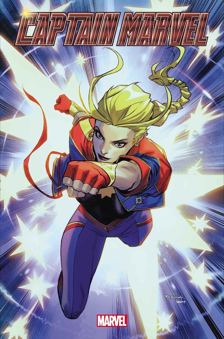 Captain Marvel costume cover
