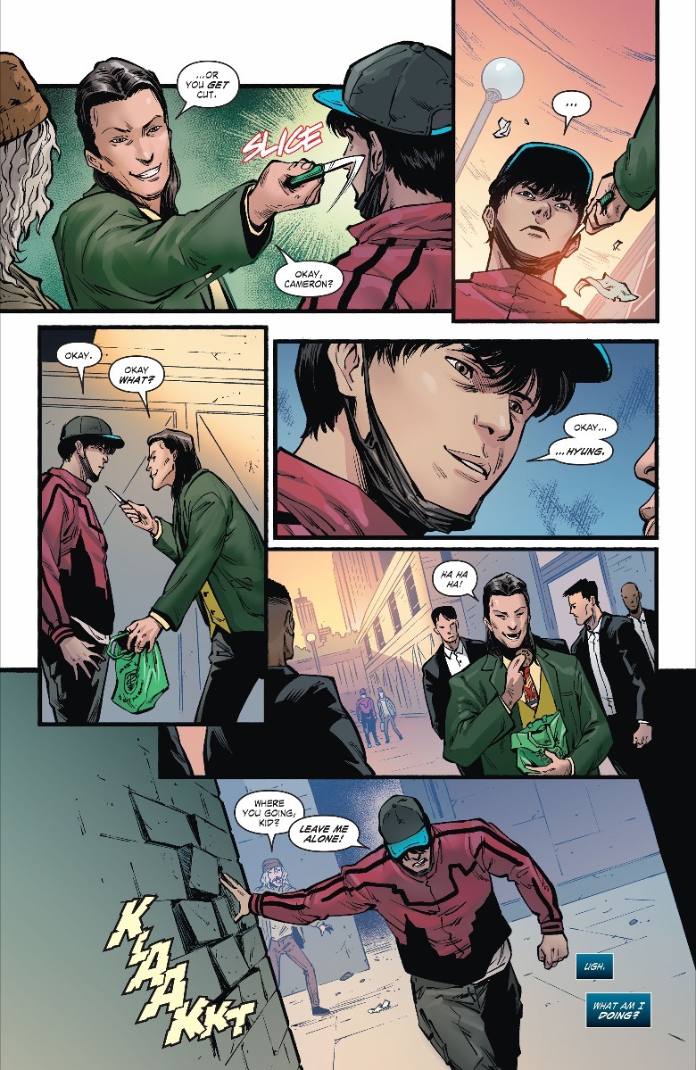 City Boy fighting a gang